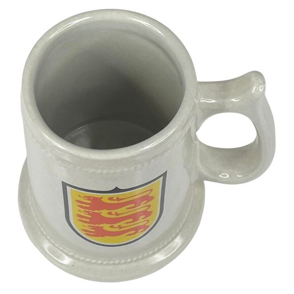 VTG Pfaltzgraff 286M BEER MUG STEIN MUG Tankard Ceramic 3 Lions Coat of Arms USA - Picture 3 of 7